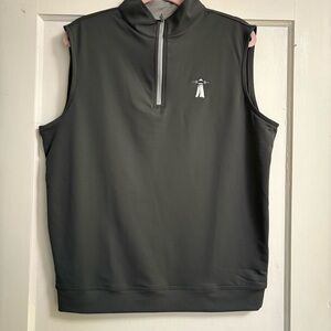 Peter Millar Gray Zip-Up Vest